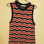 Retro style sleeveless knit top, 100% cotton size L(UK12) Image 9