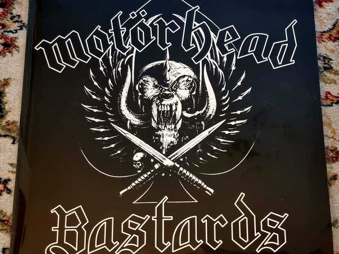 LP Motorhead: Bastards Black Vinyl Record 2013, ZYX Music GCR 20002-1N - Motorhead-Iron fist.1982, LP.204 636-320.Bronze Records.