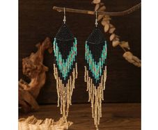 Stunning Long Earrings - lovely gift + matching necklaces available