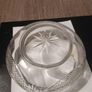 Vintage John Grinsell & Son's  cut glass bowl with silver plated rim Image 4