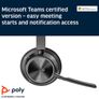Voyager Focus 2 UC USB-C Headset with Stand (Plantronics) - Bluetooth Dual-Ear (Stereo) Headset with Boom Mic - USB-C PC/Mac Compatible - Active Noise Canceling Image 6