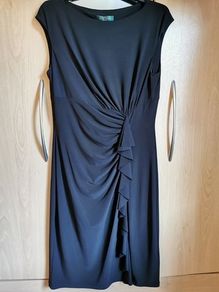 NEW - Ralph Lauren Black dress UK 14