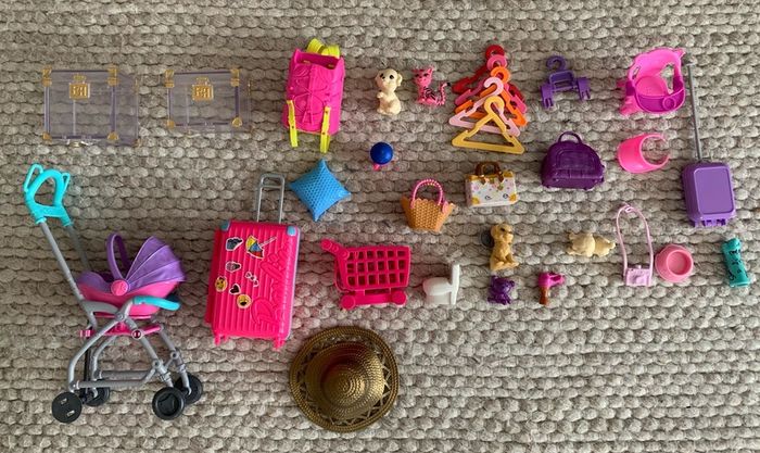 barbie + outfit + accessories