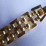 18Ct Gold Plated Bracelet Bangle L-8"  11,6g Image 10