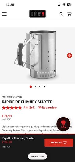 Weber Kettle BBQ charcoal