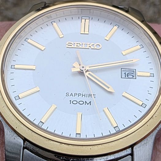 Seiko SGEH42P1 Sapphire Crystal Two-Tone Quartz