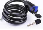 Bike lock coil with mounting bracket