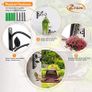 Hanging Basket Bracket 2 Pcs Plant Hooks, Hanging Basket Brackets Outdoor Metal Garden Hanging Hook Wall Plant Hanger Brackets for Hanging Plants Lanterns Bird Feeders Fence (Black) Image 2