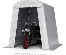 Outdoor Storage Shelter Shed 6x6 ft Waterproof Carport Canopy Garage Tent
