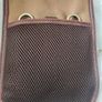 Cowhide Leather Shoulder Chest Bag, with Clip for Belt Image 2