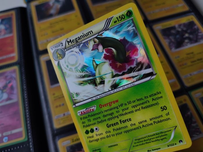 Meganium ! Holo Rare ! from BREAKpoint Set ! 2016 ! Pokemon Card !