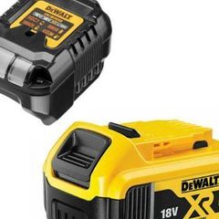 Dewalt DCB184 18V XR 5.0Ah Li-Ion Battery + DCB1102 Charger Set