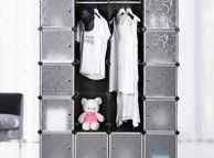 main image for ad Boltless wardrobe Black storage unit   858 L