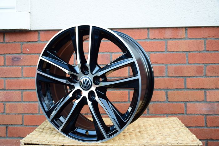 17" Cupra Type Black Alloy Wheels Vw Audi Seat Skoda 5x112