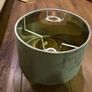 Excellent condition, Grey Suede Lampshade Image 3