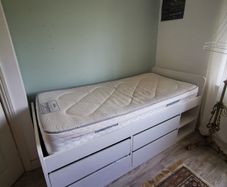IKEA SLAKT Single Bed with Storage, Excellent Condition