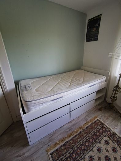 IKEA SLAKT Single Bed with Storage, Excellent Condition