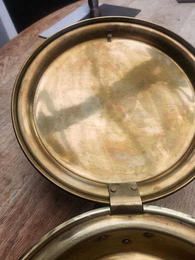 Victorian Brass bed warmer as new