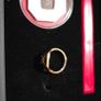 18k gold REBUS ring NEW signet ring Image 4