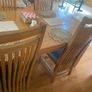 Wooden dining table and chairs - Extendable Image 7