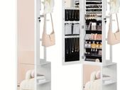 Jewellery Cabinet with Full-Length Mirror & LED Lights