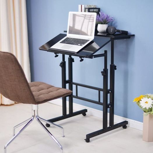 Stand Up Desk Computer Desk Mobile Workstation - Free Delivery Nationwide