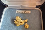 Holy Spirit Dove Vintage Pin
