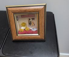 3D Teddy Waiting Room  Boxed Picture.