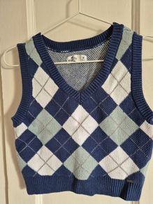 Hollister wool cropped top