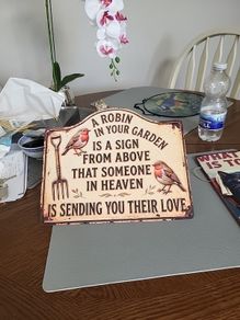 Metal sign