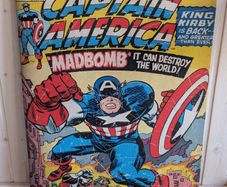 Large Captain America Canvas Print