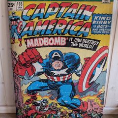 Large Captain America Canvas Print