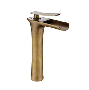 UG Basin Mixer Tap, Waterfall Effect - Antique look