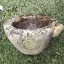Vintage weathered stone bird bath Image 4