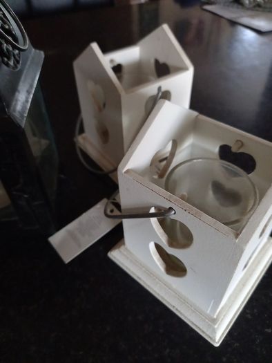 Candle holders and lantern