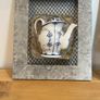 Original Mixed Media Art - Set of 3 Framed Porcelain Tea Set Sculptures | ACE Griesel Art Studios Image 3