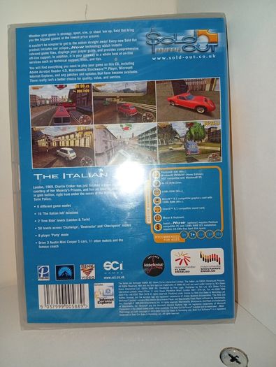 The Italian Job Pc Cd Rom Selaed Collectors Condition 2004