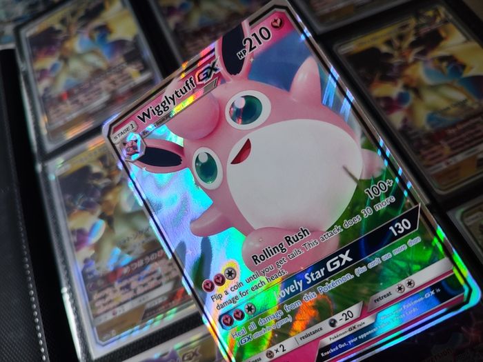 Wigglytuff GX ! Ultra Rare ! from Hidden Fates Set ! 2019 ! Pokemon Card !