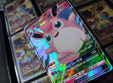 Wigglytuff GX ! Ultra Rare ! from Hidden Fates Set ! 2019 ! Pokemon Card !