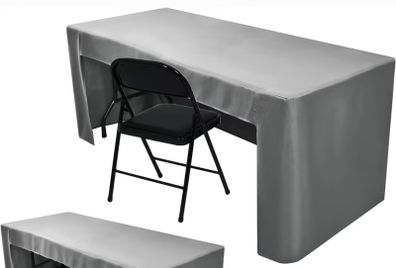 Open Back Table Cover