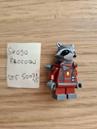 lego raccoon sh0090 set5002145, comcon034