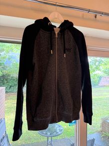 Superdry hoodie with zip L