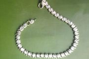 Sterling silver tennis bracelet