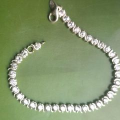 Sterling silver tennis bracelet