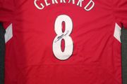 Signed Liverpool Steven Gerrard Istanbul 2005 Shirt