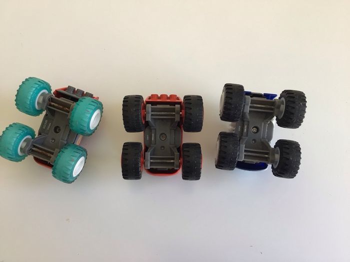 Bundle of 3 Die Cast & Plastic Blaze and the monster machines vehicles