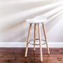 Set of 2 Bar Stools Beech legs - Free Delivery Nationwide Image 8