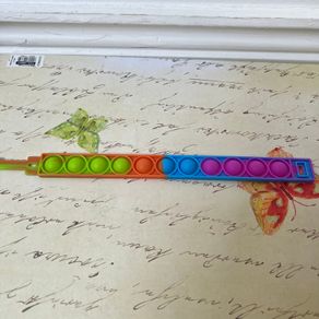 Toy poppit fidget toy bracelet pop it