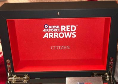Citizen watch red arrows empty box brand new