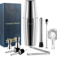 9-Piece Cocktail Shaker Set  800ml Boston Shaker